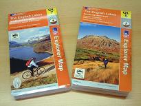 Lakes SE and SW OS map